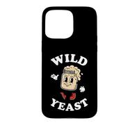 Carcasa para iPhone 15 Pro MAX Sourdough Baker Wild Yeast Retro Cartoon Bread Making