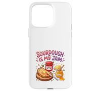 Carcasa para iPhone 15 Pro MAX Sourdough Is My Jam Funny Baking for Women Bakers Moms