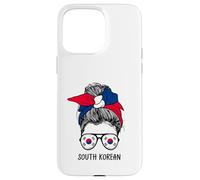 Carcasa para iPhone 15 Pro MAX South Korean Girl South Korean Heritage South Korea Flag