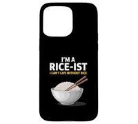 Carcasa para iPhone 15 Pro MAX Soy un arroz, no Puedo Vivir sin el Dicho Filipino de arroz