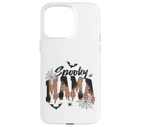Carcasa para iPhone 15 Pro MAX Spooky Mama Leopard Print Ghost Halloween Design