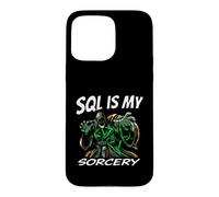 Carcasa para iPhone 15 Pro MAX SQL Developer Sorcery Funny Database Admin Programmer