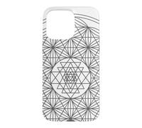Carcasa para iPhone 15 Pro MAX Sri Yantra/Sri Chakra Símbolo Meditación, Yoga, Trabajo Energético