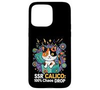 Carcasa para iPhone 15 Pro MAX SSR Calico Cat 100% Chaos Drop Gacha Gaming Loot Box