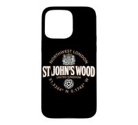 Carcasa para iPhone 15 Pro MAX St John's Wood Northwest London Coordenadas Label 2C