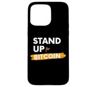 Carcasa para iPhone 15 Pro MAX Stand Up For Bitcoin Cryptocurrency Is Freedom BTC Crypto