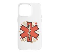 Carcasa para iPhone 15 Pro MAX Star of Life Symbol Paramedic EMT EMS Emergency