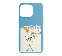 Carcasa para iPhone 15 Pro MAX Stick Figure Under A Tack Funny Stick Hombre Oficina Regalo