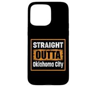 Carcasa para iPhone 15 Pro MAX Straight Outta Oklahoma City, Oklahoma, EE. UU., Retro Envejecido