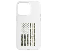 Carcasa para iPhone 15 Pro MAX Strait Watch USA American Flag Camouflage Distressed Style