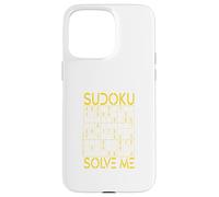 Carcasa para iPhone 15 Pro MAX Sudoku Solve Me Puzzle Lógica Pensamiento Rompecabezas