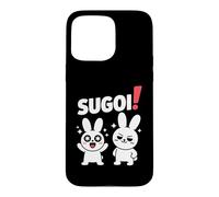 Carcasa para iPhone 15 Pro MAX Sugoi! Funny Chibi Anime Bunny Kawaii Manga Comedia