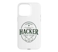 Carcasa para iPhone 15 Pro MAX Sunday Hacker Golf Club Golfista Divertido Fin de Semana
