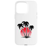 Carcasa para iPhone 15 Pro MAX Sunset Beach Palm Trees for Summer Vacation or Holidays