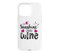 Carcasa para iPhone 15 Pro MAX Sunshine & Wine Book Club Merch,Read Between The Wines Women