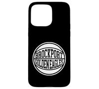 Carcasa para iPhone 15 Pro MAX SUNY Brockport Golden Eagles Retro Basketball Classic