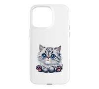 Carcasa para iPhone 15 Pro MAX Super Lindo Gato bebé Amo a mi Gato