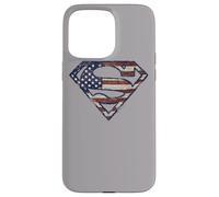 Carcasa para iPhone 15 Pro MAX Superman Wartorn US Flag