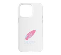 Carcasa para iPhone 15 Pro MAX Surf's Up Mano Dibujado Rosa Surfboard Ocean