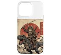 Carcasa para iPhone 15 Pro MAX T-Rex Dinosaurio Gato Japonés Puesta de Sol Dino Japón