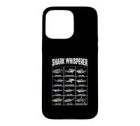 Carcasa para iPhone 15 Pro MAX Tabla de identificación de Especies de Tiburones susurradores de Tiburones