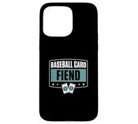 Carcasa para iPhone 15 Pro MAX Tarjeta de béisbol Fiend Cool Baseball Fan Coleccionista de Tarjetas coleccionables