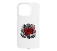 Carcasa para iPhone 15 Pro MAX Tatuaje De Tinta Y Runa Saga Viking Norse Raven