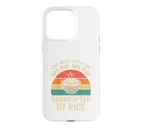Carcasa para iPhone 15 Pro MAX Te metes con Miau en bancarrota por Rice Funny Cat Pun