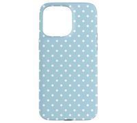 Carcasa para iPhone 15 Pro MAX Teal Blue Polka Dot Stylish Polkadots