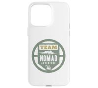Carcasa para iPhone 15 Pro MAX Team Nomad Adventure Emblema Circular para exploradores al Aire Libre