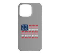 Carcasa para iPhone 15 Pro MAX Teckel Paws and Stripes Forever