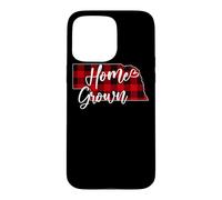 Carcasa para iPhone 15 Pro MAX Tela Escocesa roja cultivada en casa de Nebraska Buffalo NE State Love
