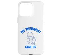 Carcasa para iPhone 15 Pro MAX Terapia Divertida de Tortugas Humor Conciencia Mental