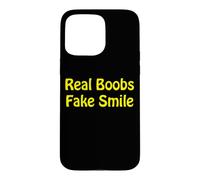 Carcasa para iPhone 15 Pro MAX Tetas Reales. Sonrisa Falsa