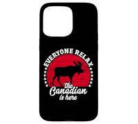 Carcasa para iPhone 15 Pro MAX The Canadian Is Here Canada Flag Vintage Symbol Home Pride