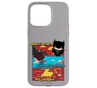 Carcasa para iPhone 15 Pro MAX The Flash Movie Batman Supergirl Chibi Trio