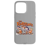 Carcasa para iPhone 15 Pro MAX The Flintstones Fred Wilma Betty Barney on Bike