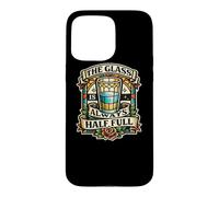 Carcasa para iPhone 15 Pro MAX The Glass Always Half Full de vitrales y atrapasoles