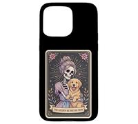 Carcasa para iPhone 15 Pro MAX The Golden Retriever Mom Carta del Tarot