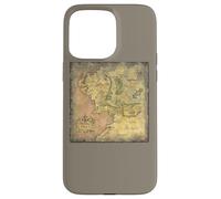 Carcasa para iPhone 15 Pro MAX The Lord of The Rings Middle Earth Map
