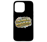 Carcasa para iPhone 15 Pro MAX The Number Whisperer Funny Contable Contador Contador CPA Broma