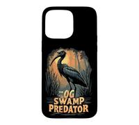 Carcasa para iPhone 15 Pro MAX The OG Swamp Predator - Garza Nocturna de Corona Negra