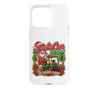 Carcasa para iPhone 15 Pro MAX The Villages Florida SantaCon 2026 Carrito de Golf de Navidad
