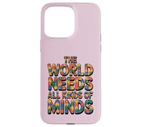 Carcasa para iPhone 15 Pro MAX The World Needs All Kinds of Minds Puzzle Autism Awareness