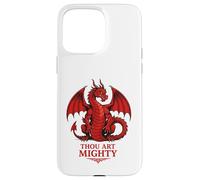 Carcasa para iPhone 15 Pro MAX Thou Art Mighty Match Day Motivo
