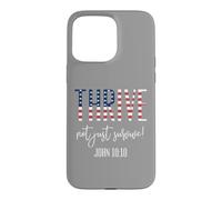 Carcasa para iPhone 15 Pro MAX Thrive Not Just Survive John 10:10 Bible Passage Bandera de Estados Unidos