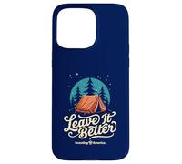 Carcasa para iPhone 15 Pro MAX Tienda de campaña y Estrellas Leave It Better Scouting America