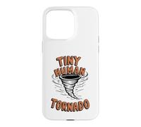 Carcasa para iPhone 15 Pro MAX Tiny Human Tornado Parent Life Funny Toddler Boy