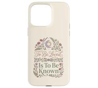 Carcasa para iPhone 15 Pro MAX To Be Loved Is To Be Known Retro Vintage Love Cita 1