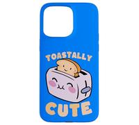 Carcasa para iPhone 15 Pro MAX Toastally Cute Kawaii Tostadora Pan Pun Design